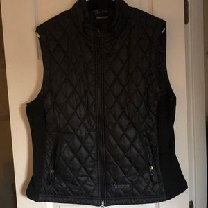 Marmot Women’s black quilted vest XL